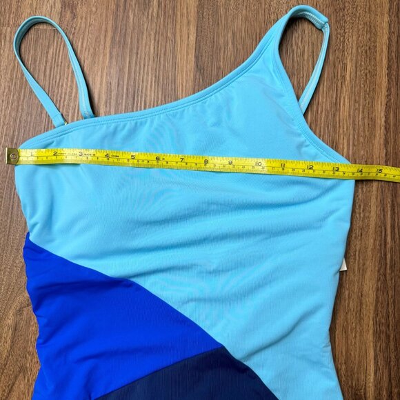 Bleu Rod Beattie Around The‎ Block Asymmetrical One Piece Sz 8 - Picture 5 of 9